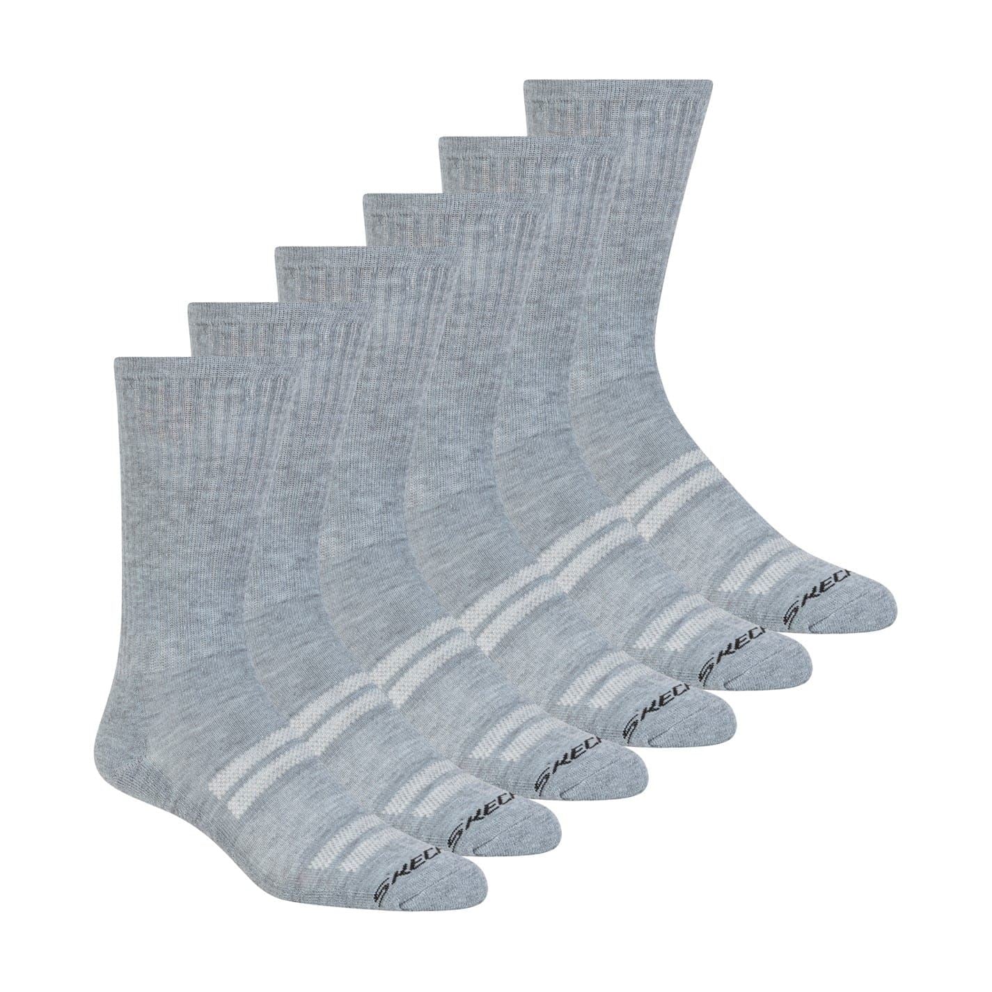 Skechers 6 Pack Crew Trainer Socks