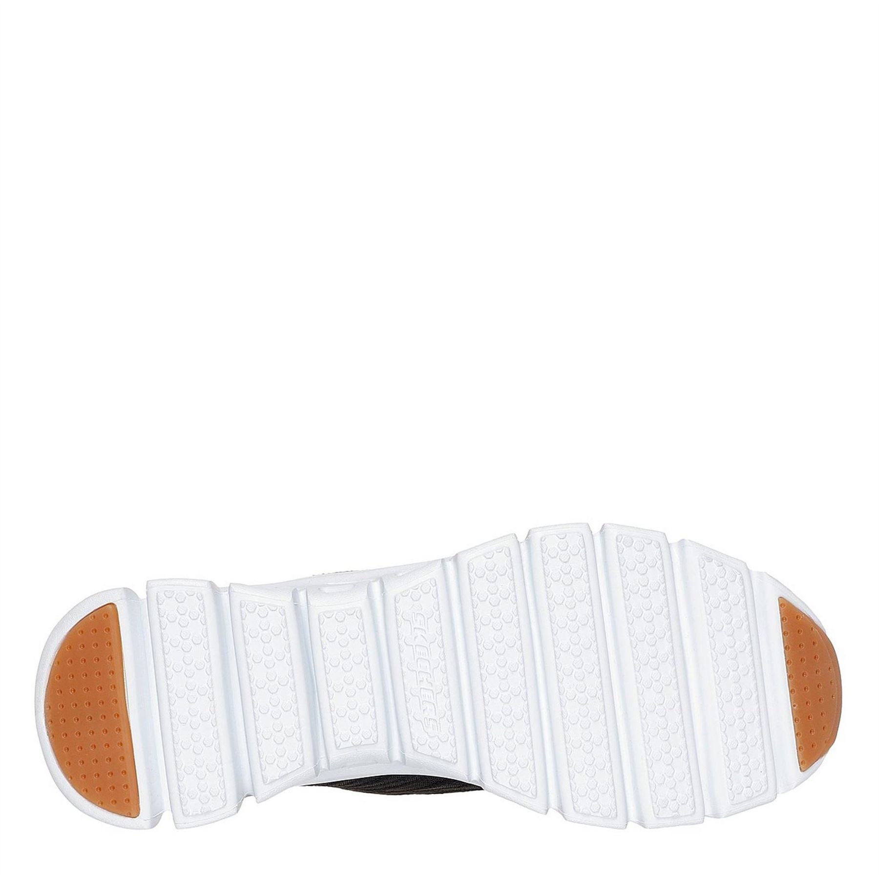 Skechers Glide Step Ribbed Lace-Up Trainers