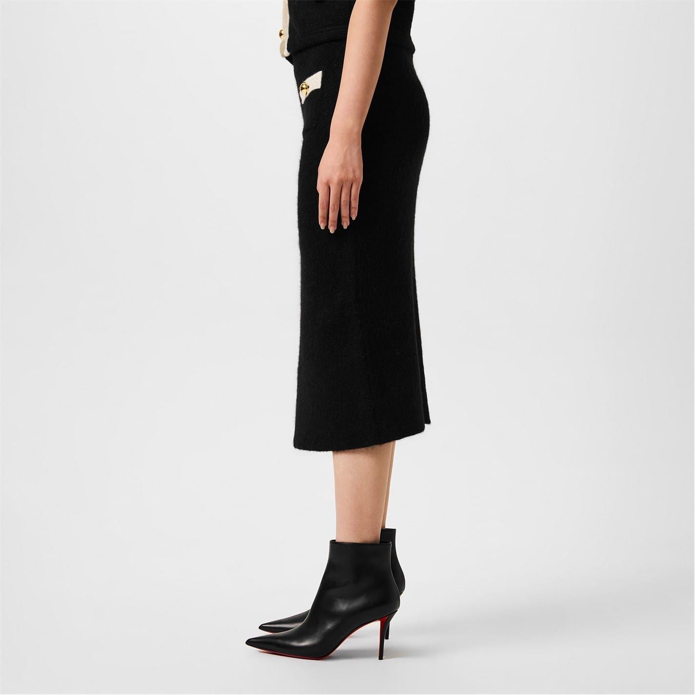 Alessandra Rich Knit Midi Skirt