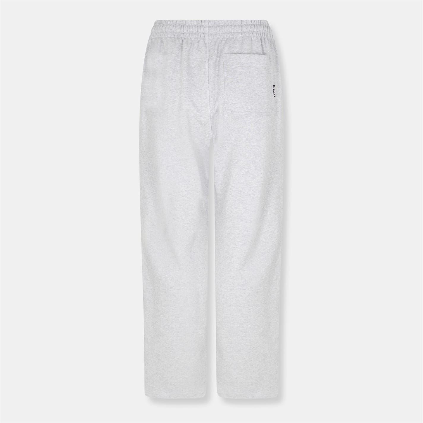 Kangol Solid Patterned Wide Leg Joggers