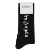 Palm Angels Logo Lettering Crew Socks