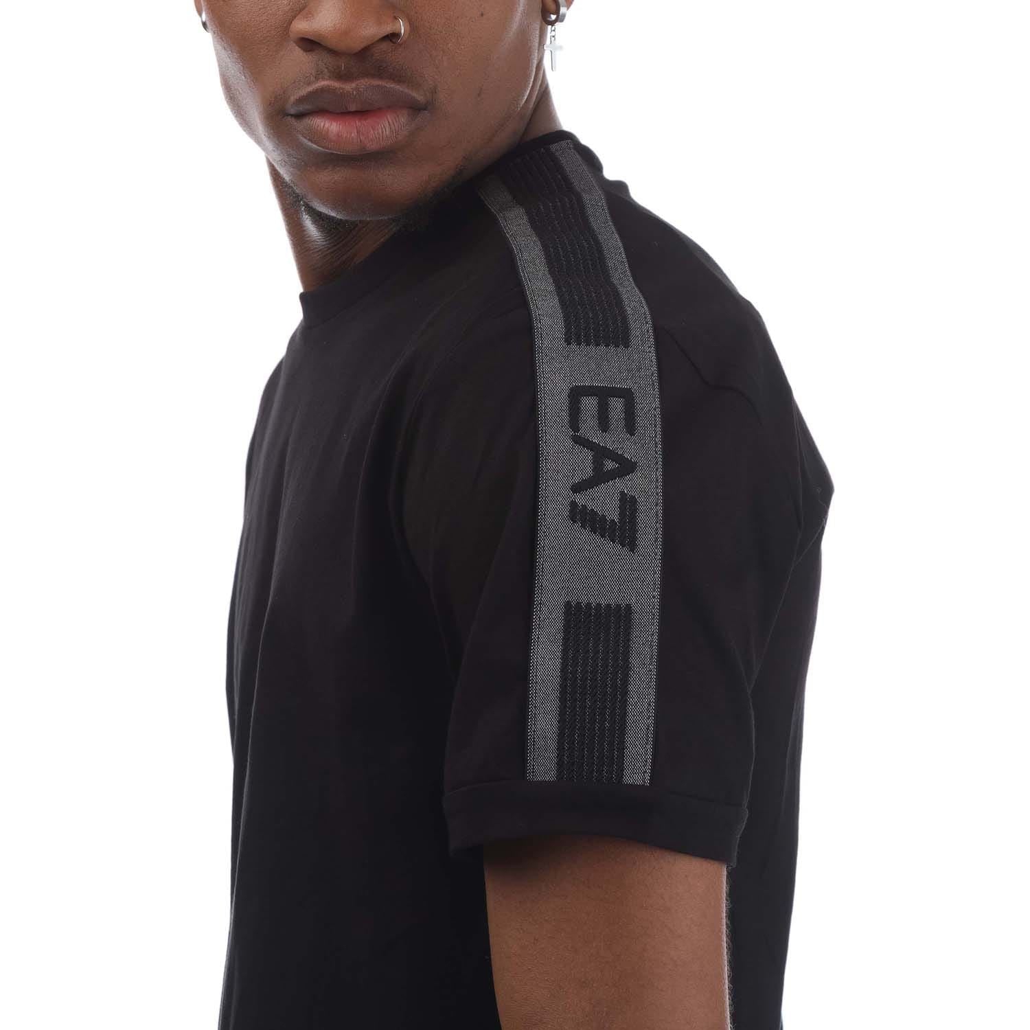 Emporio Armani EA7 Logo Series Cotton-Jersey T-Shirt