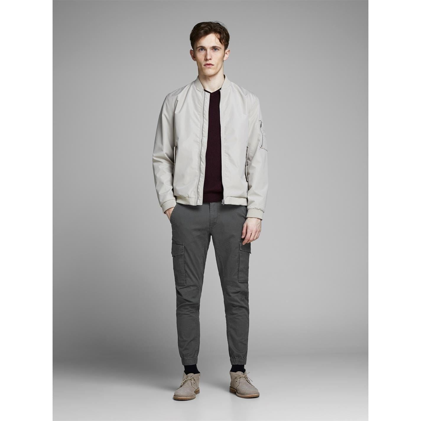 Jack and Jones Slim Stretch Cuffed Cargo Pants