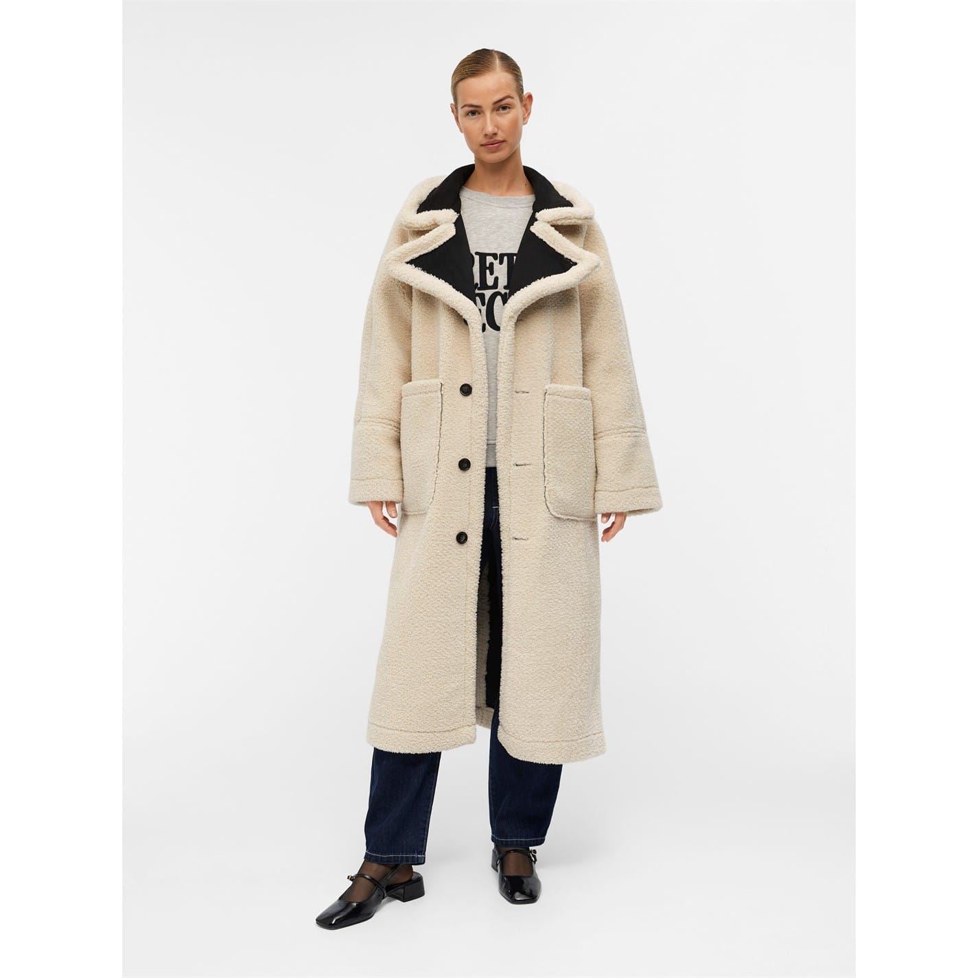 Object Khalesi Collared Neck Regular Fit Coat