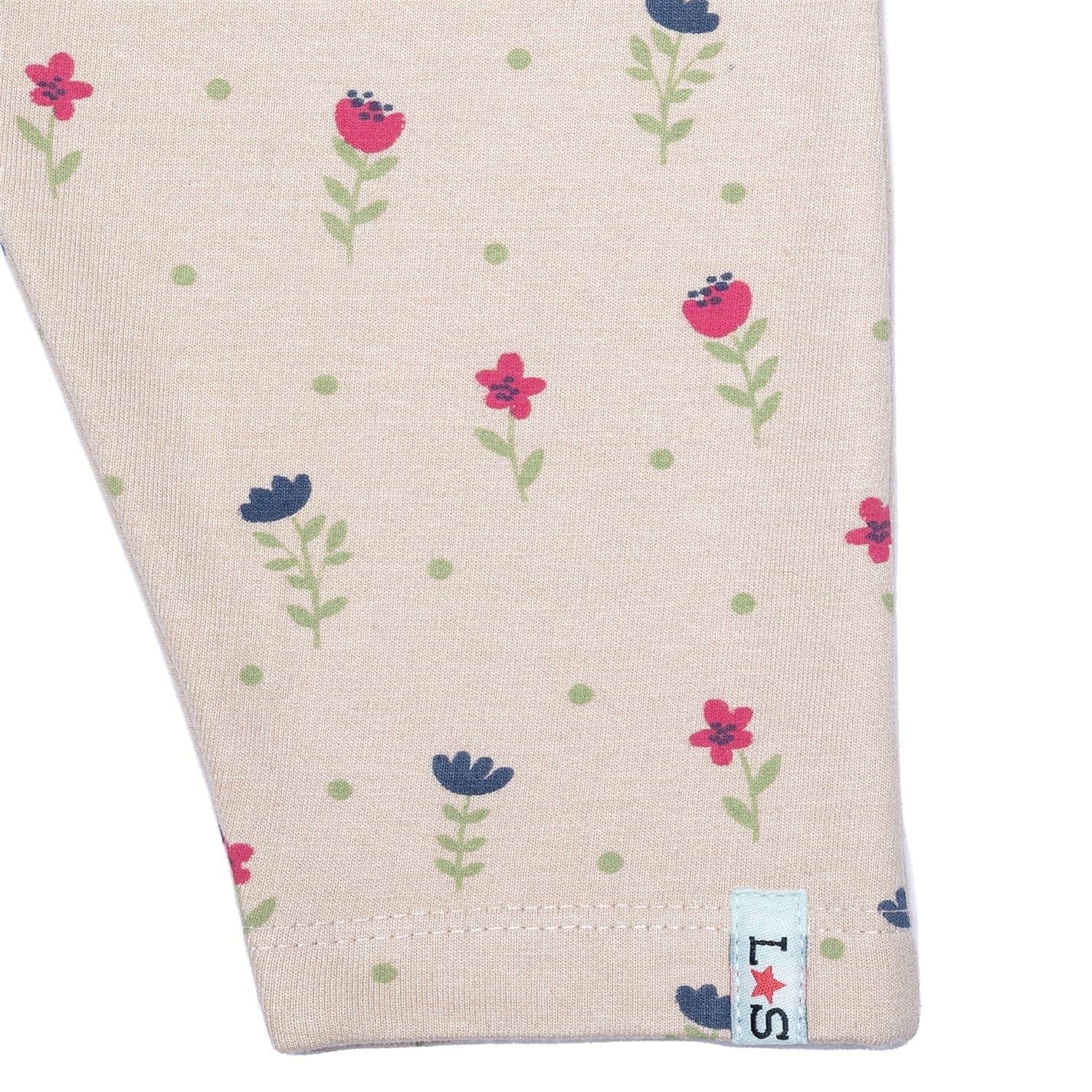 Lilly and Sid Floral Patterned Straight Joggers