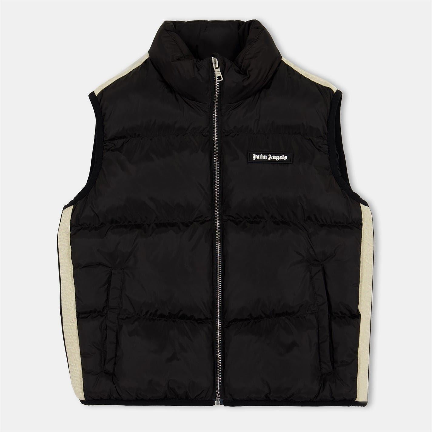 Palm Angels Solid Patterned Logo Gilet