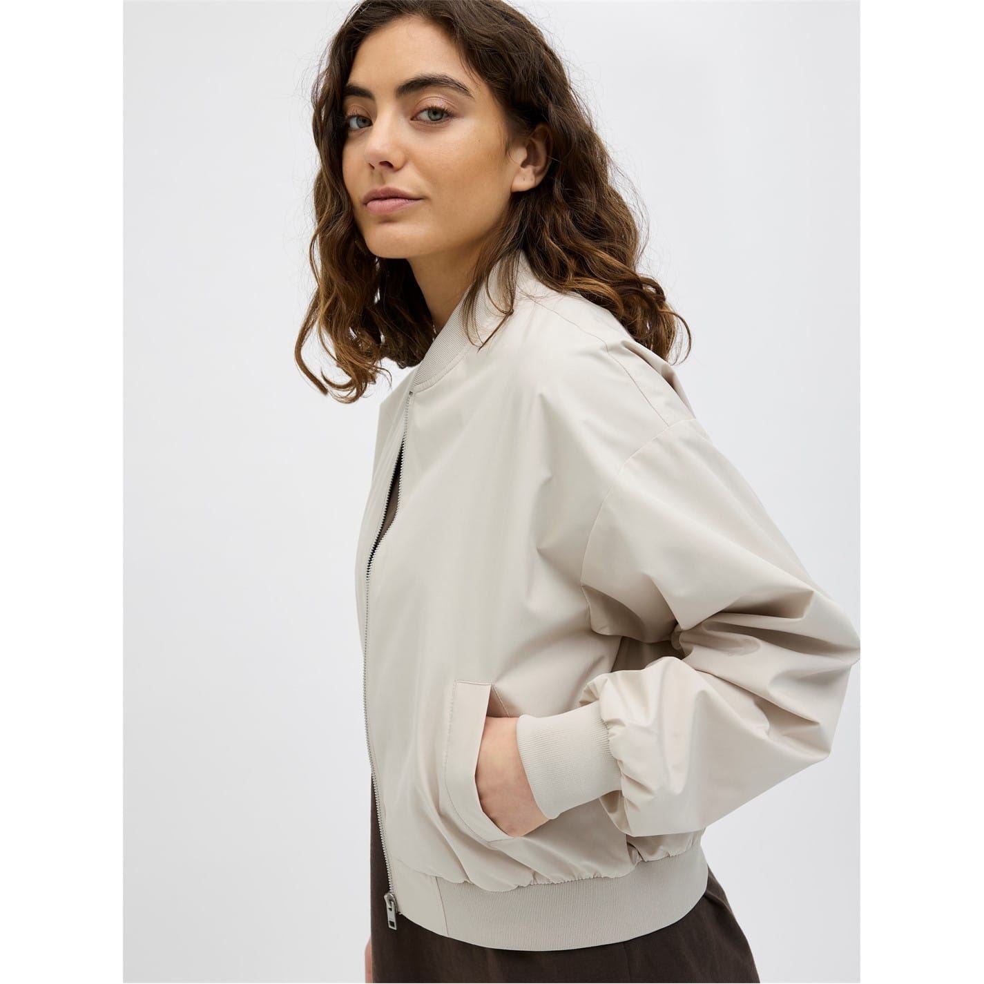 JJXX Ella Ribbed Cuff Bomber Jacket