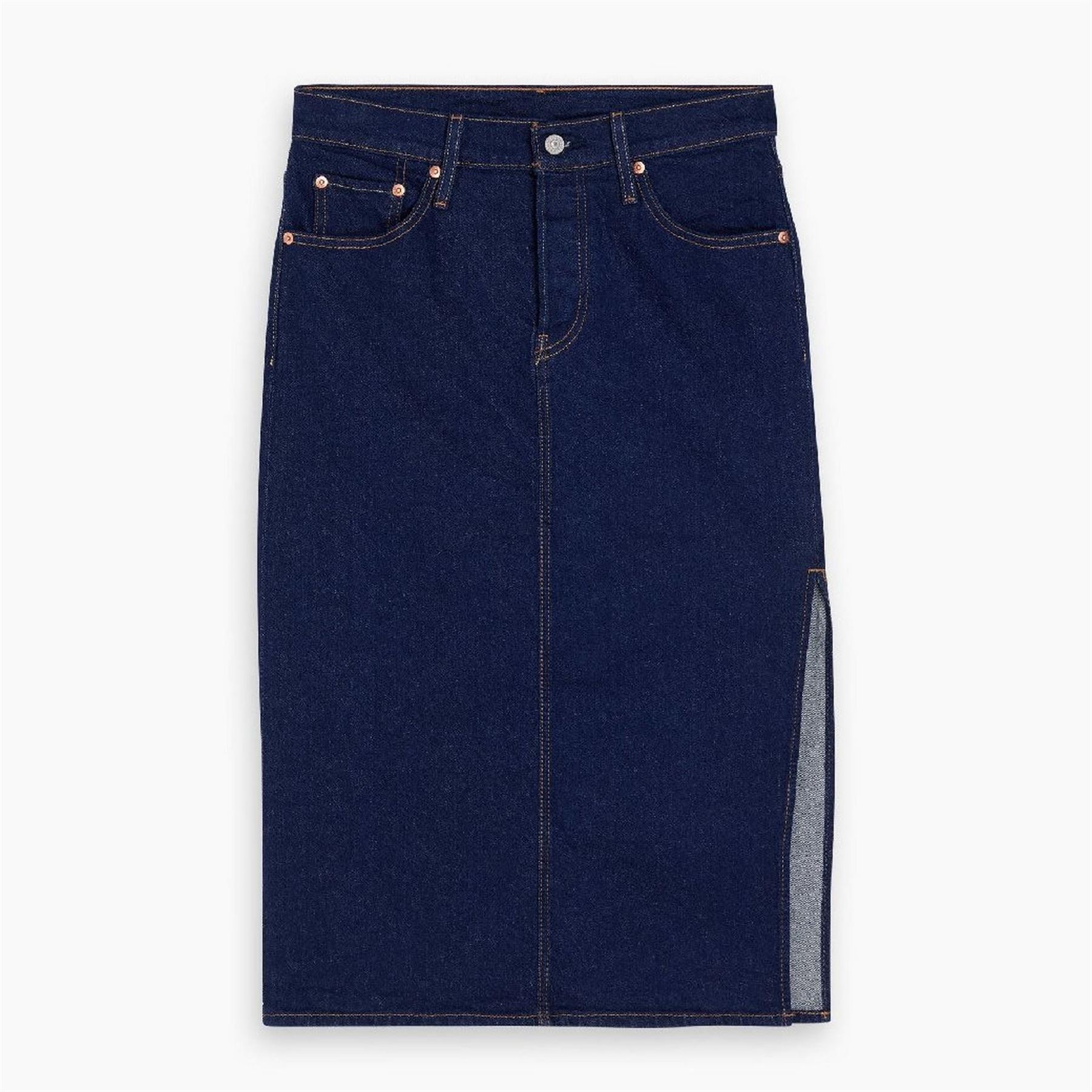 Levis Side Slit Skrt