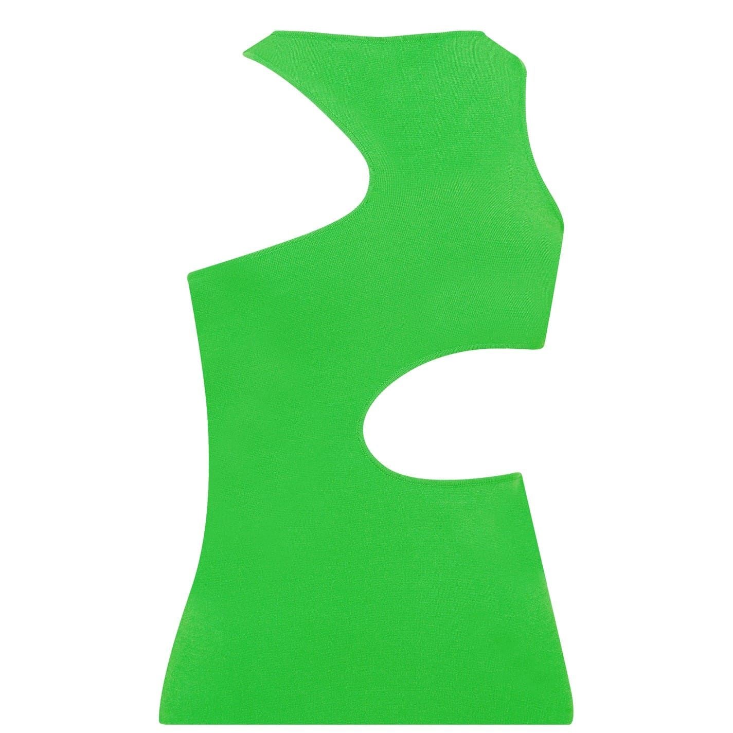 Stella McCartney Asymmetric Sleeveless Slim Fit Tank Top