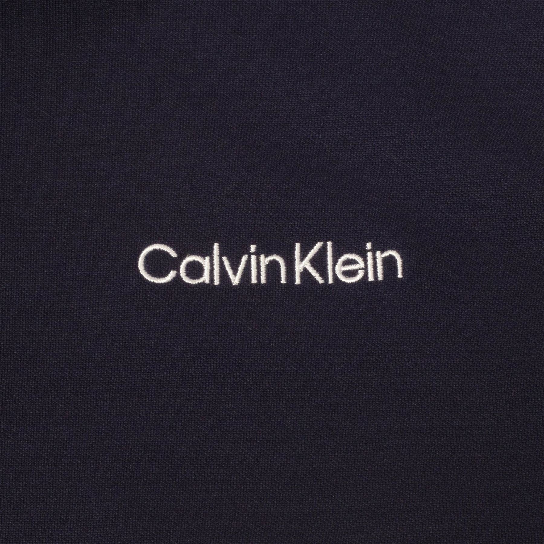 Calvin Klein Golf Embroidered Collared Neck Short Sleeve Polo Shirt