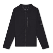 Nicce Claytun Solid Patterned with Logo Badge Overshirt