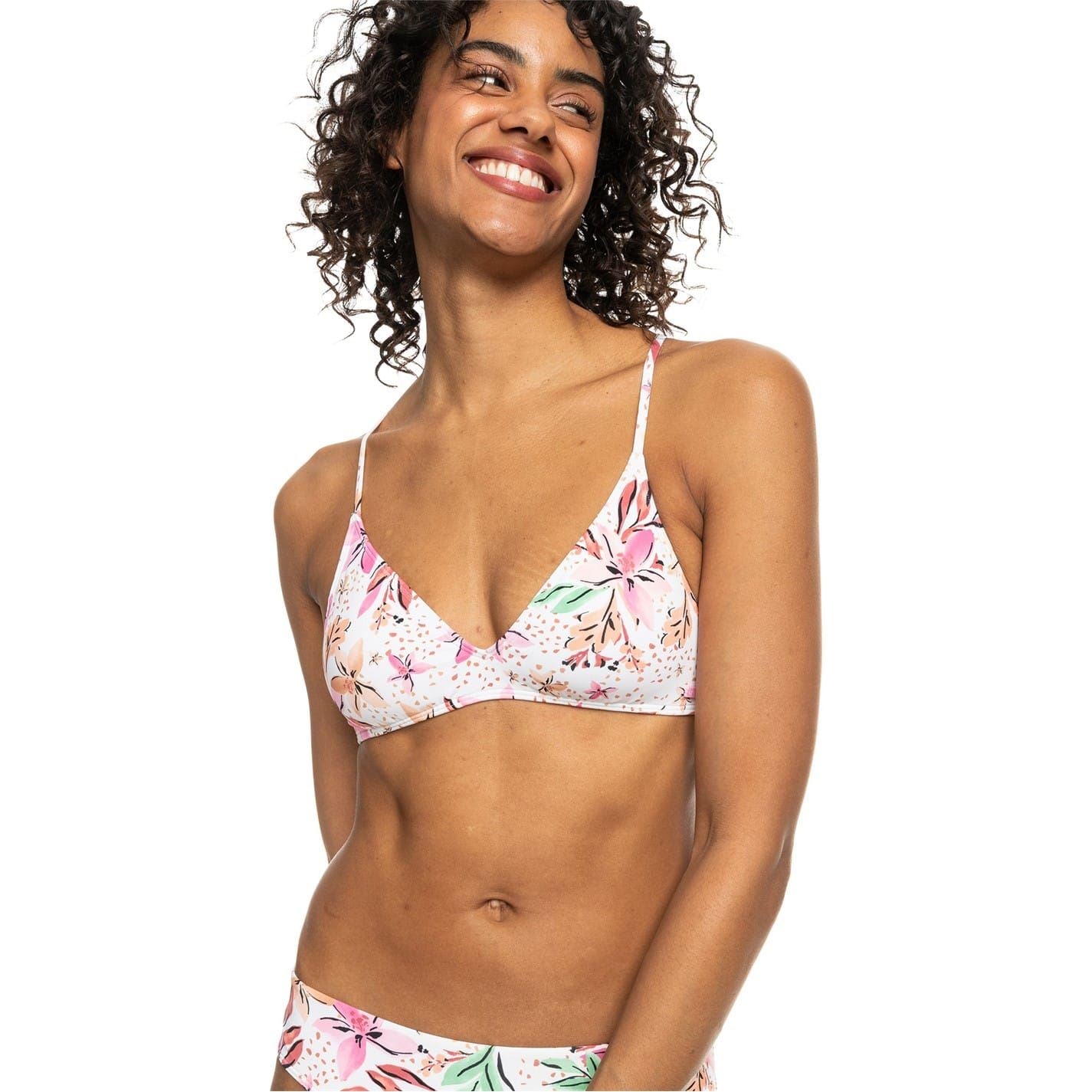 Roxy Floral Print Bikini Top