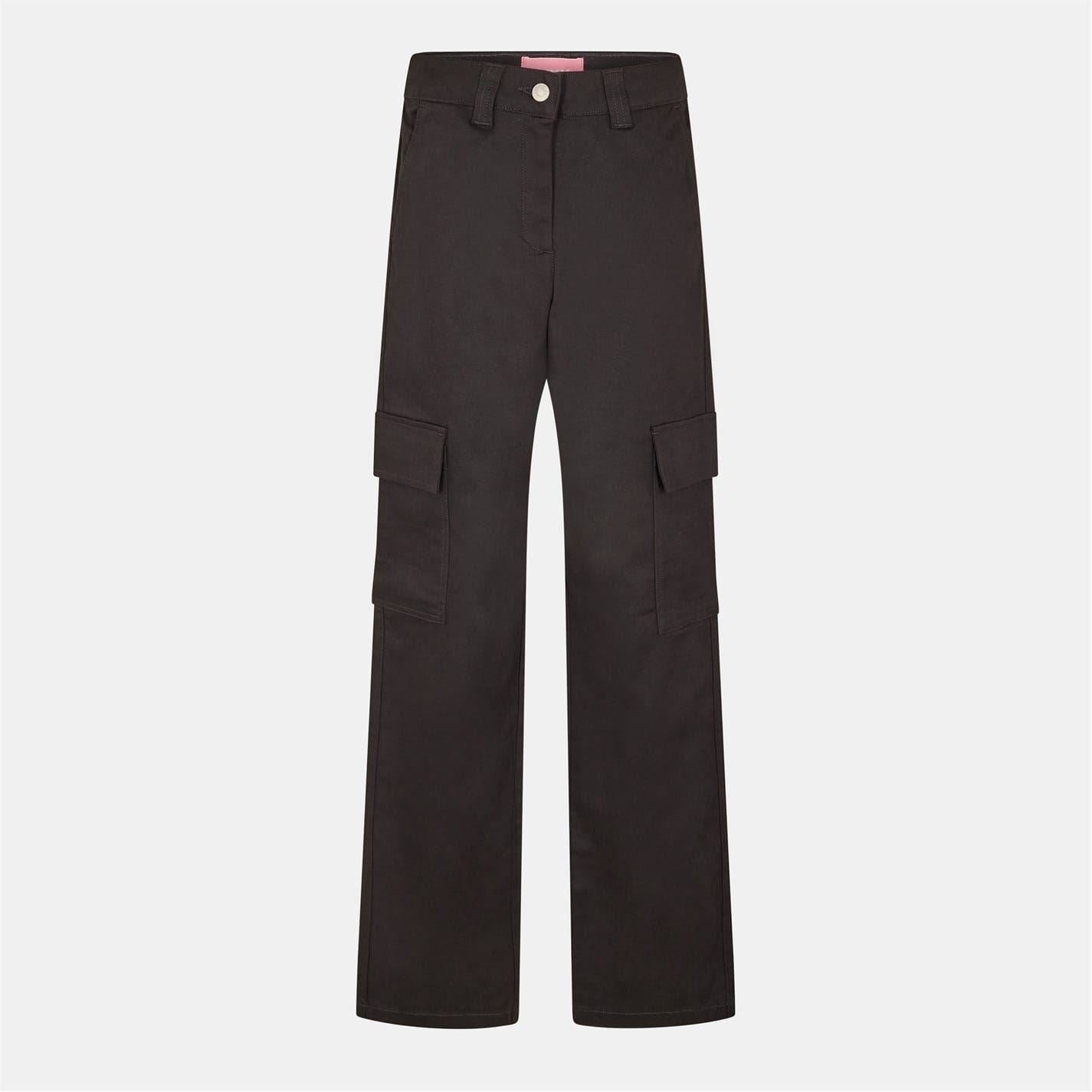 JJXX Solid Patterned Straight Cargo Pants