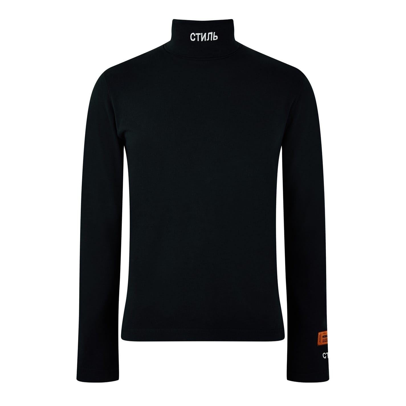 Heron Preston Long Sleeve Slim Fit Lettering Sweater