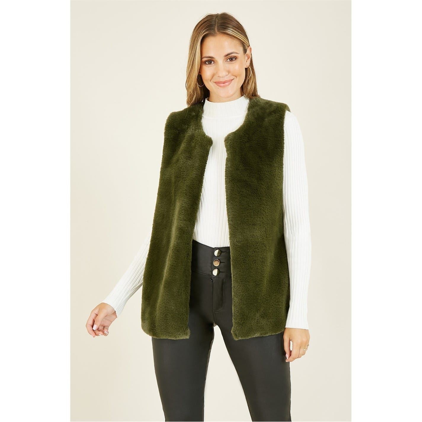 Yumi Faux Fur Gilet