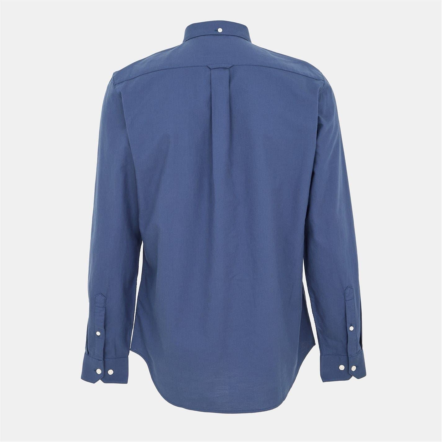 Farah Mendon Cable Regular Fit Long Sleeve Cuff Shirt