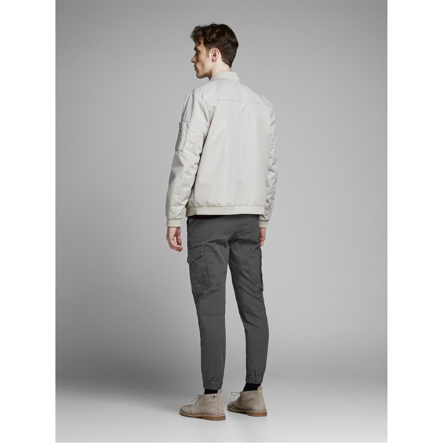 Jack and Jones Slim Stretch Cuffed Cargo Pants