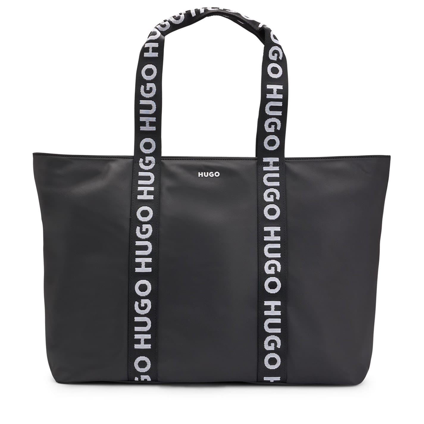 Hugo Bel Lettering Tote Handbag with Logo