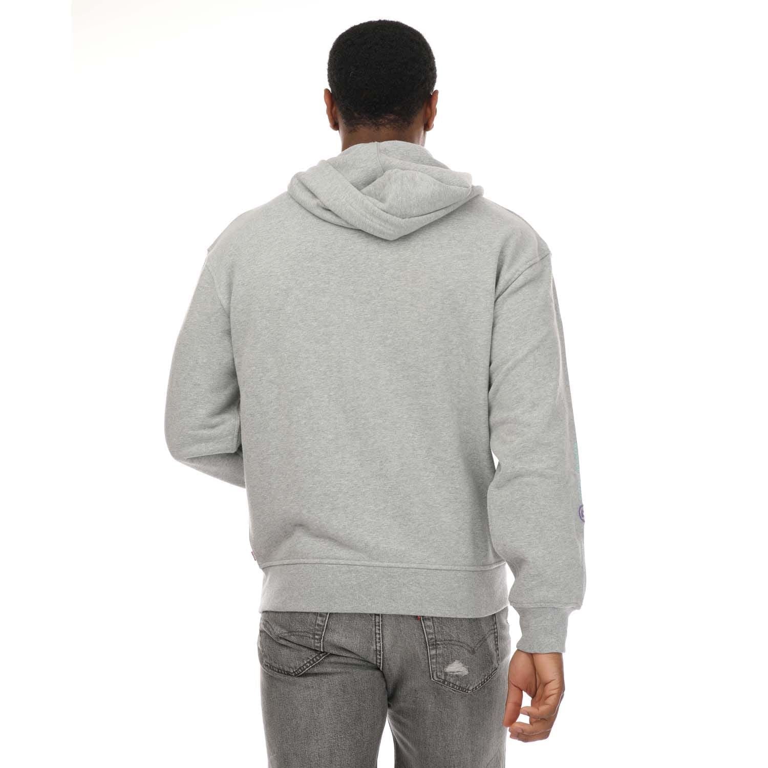 Levis Mens Relaxed Graphic Zip Hoody