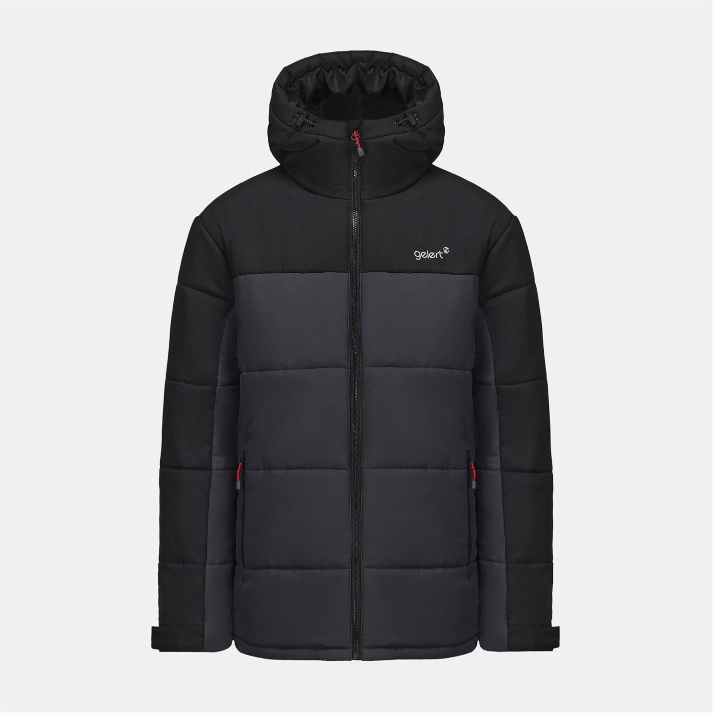 Gelert Color Block Hooded Drawstring Puffer Jacket