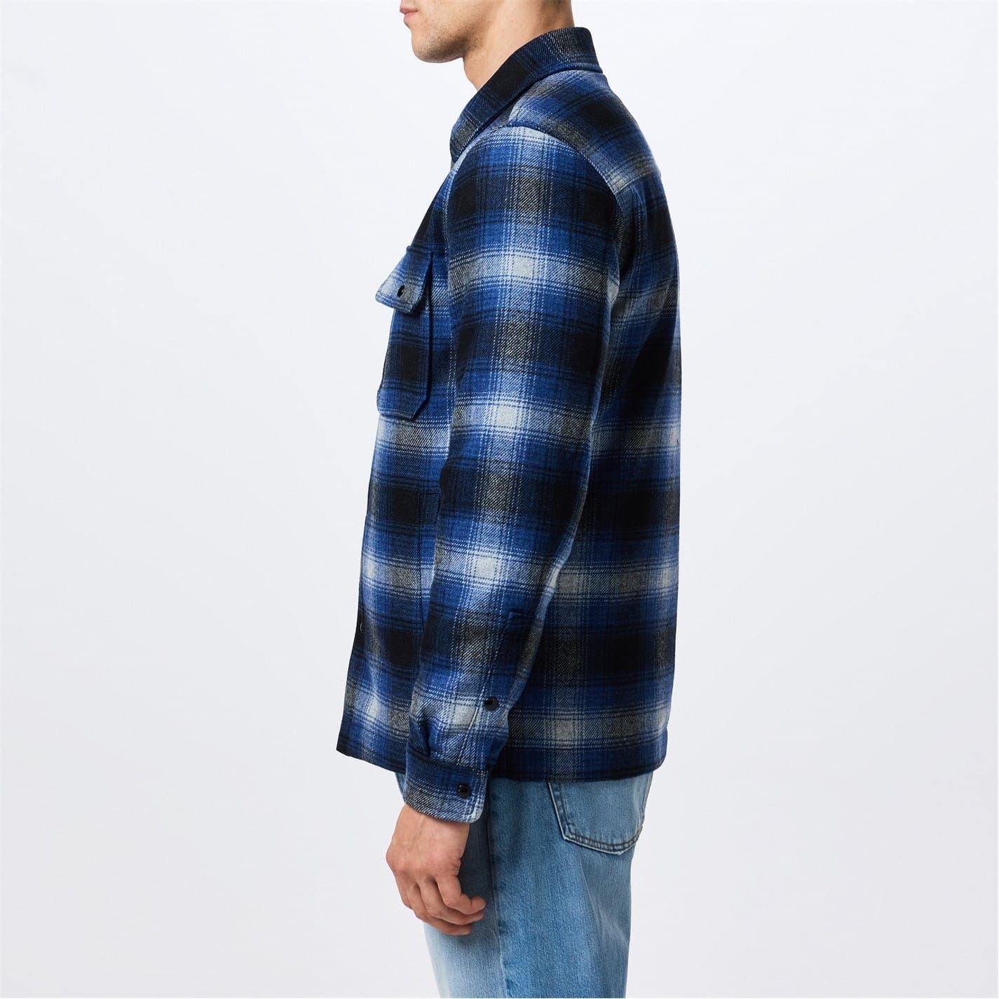 Woolrich Alaskan Wool Check Overshirt