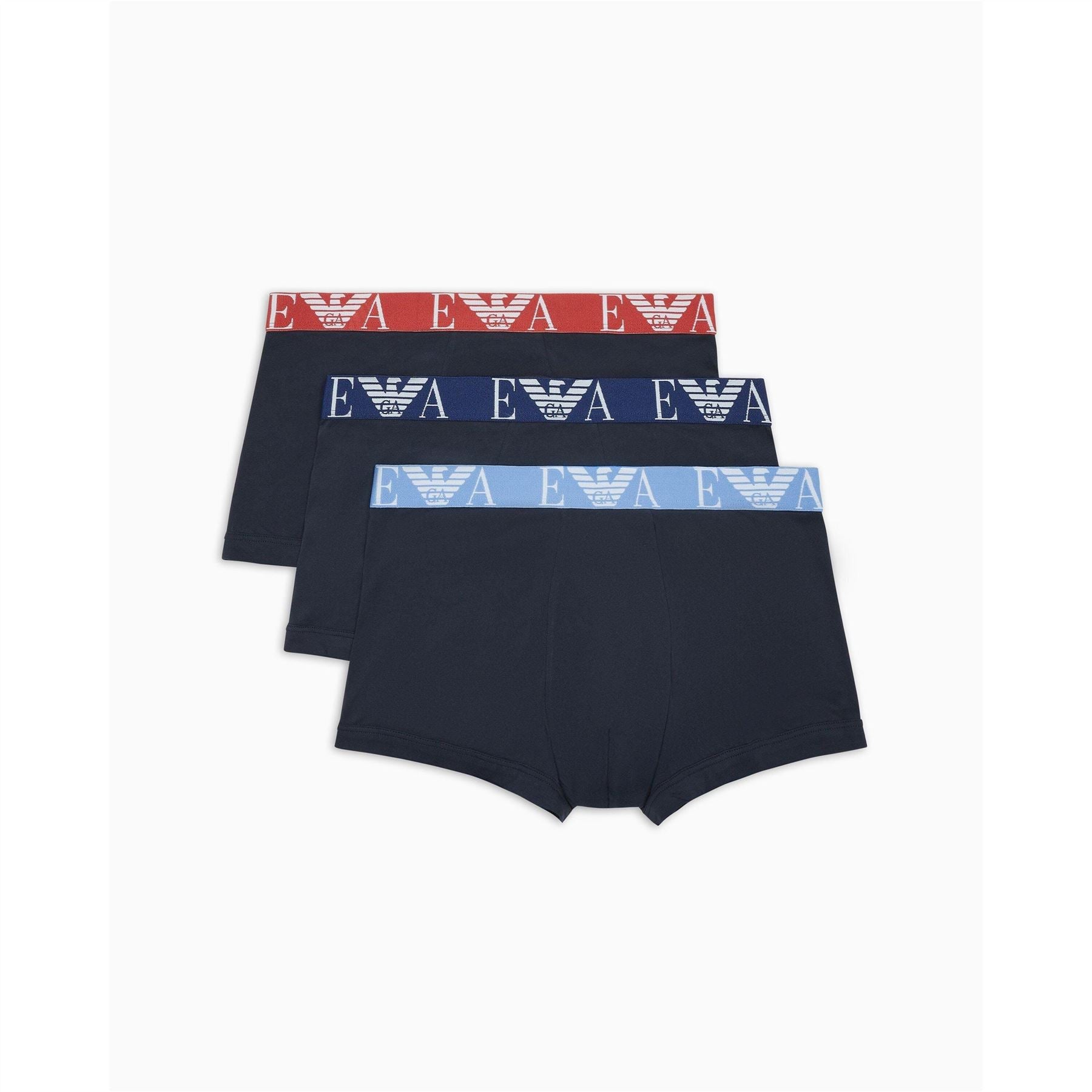 Armani Mens 3-Pack Trunks