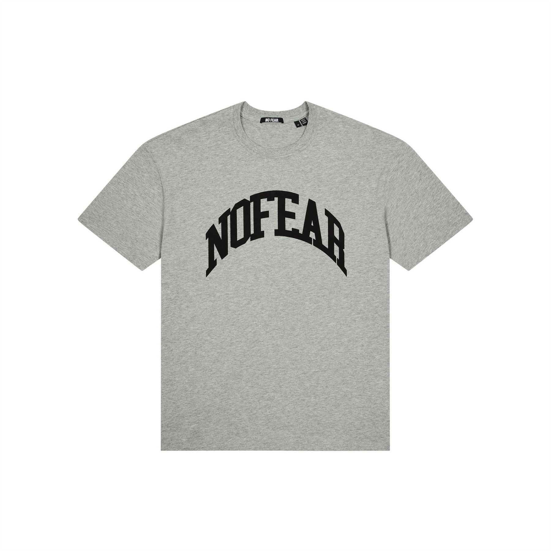 No Fear Logo Print Crew Neck Short Sleeve T-Shirt
