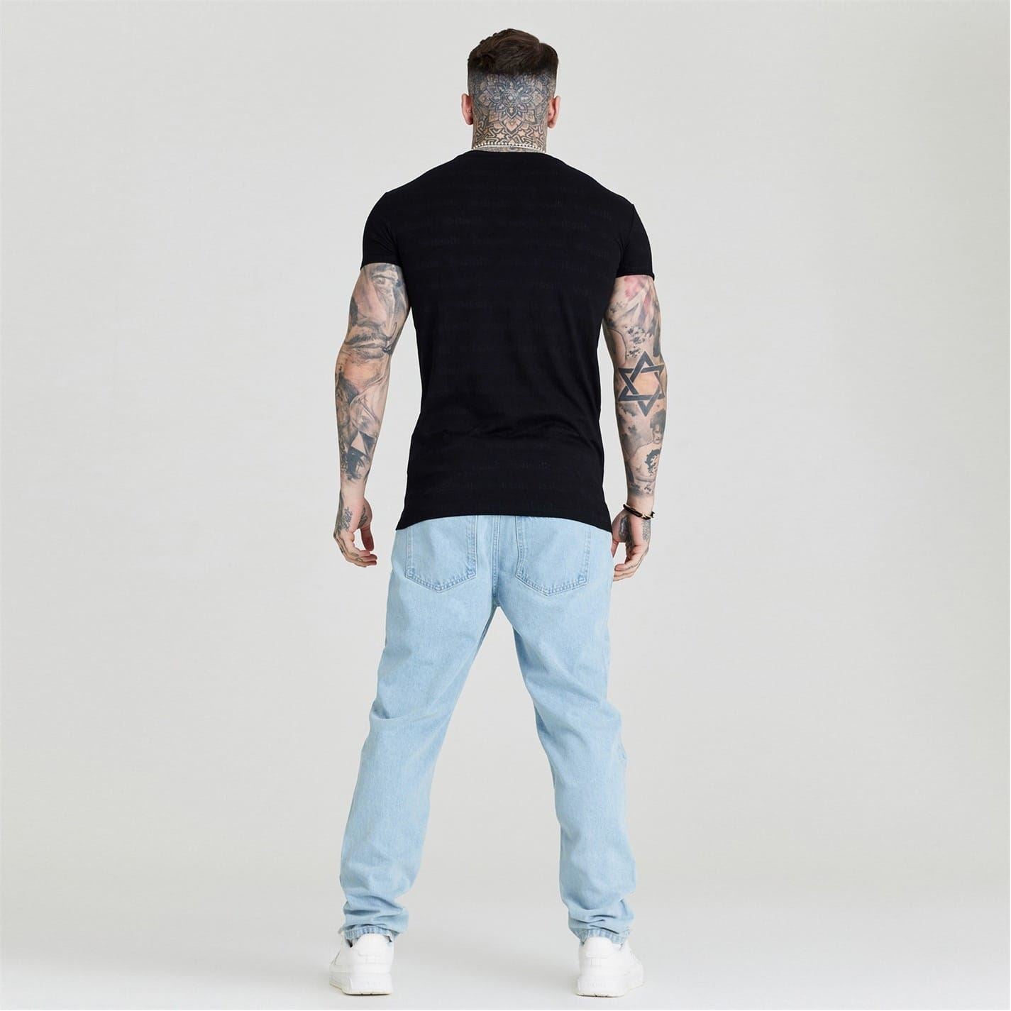 SikSilk Regular Fit Crew Neck T-Shirt