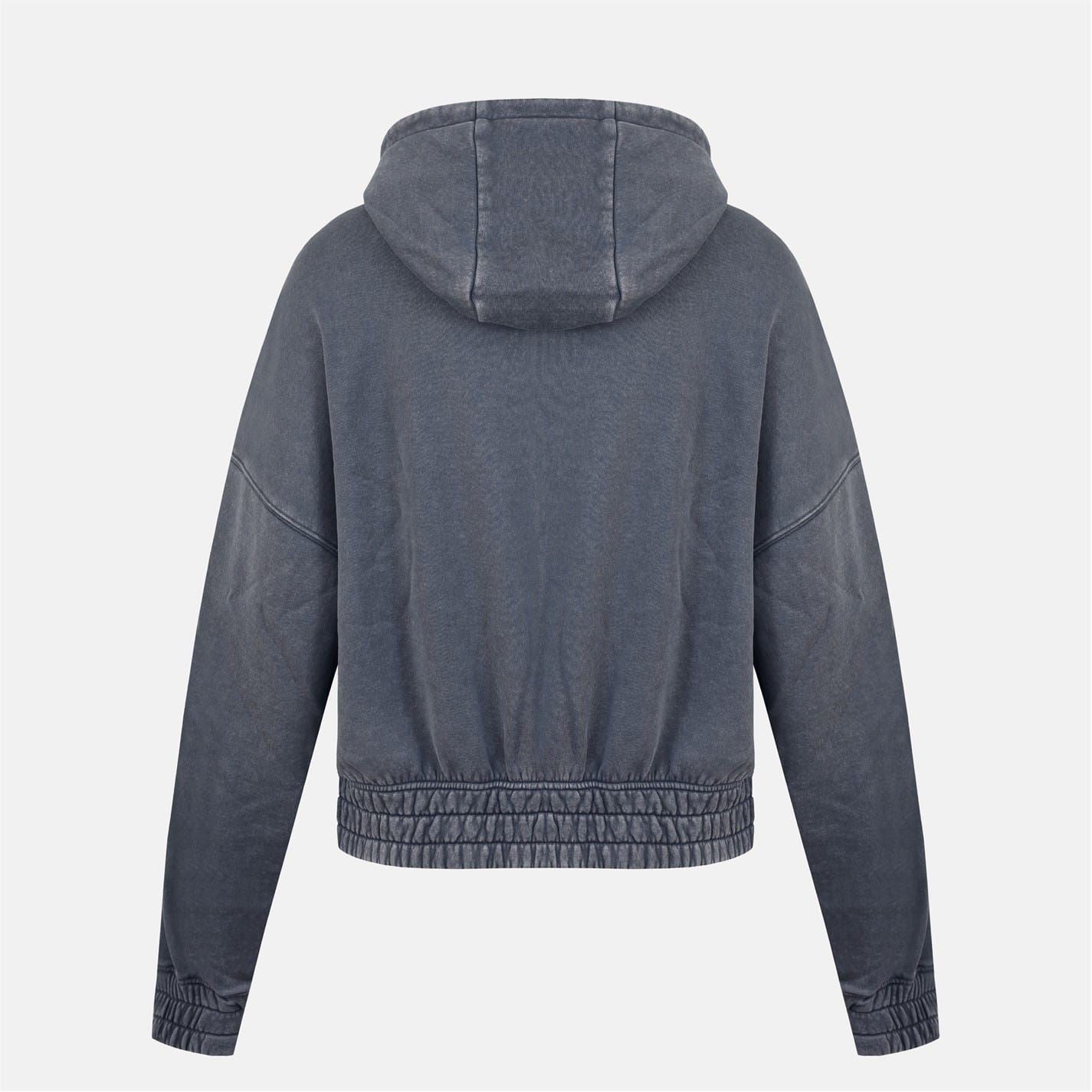 Firetrap Washed Full Zipper Jacket with Front Zipper Pocket