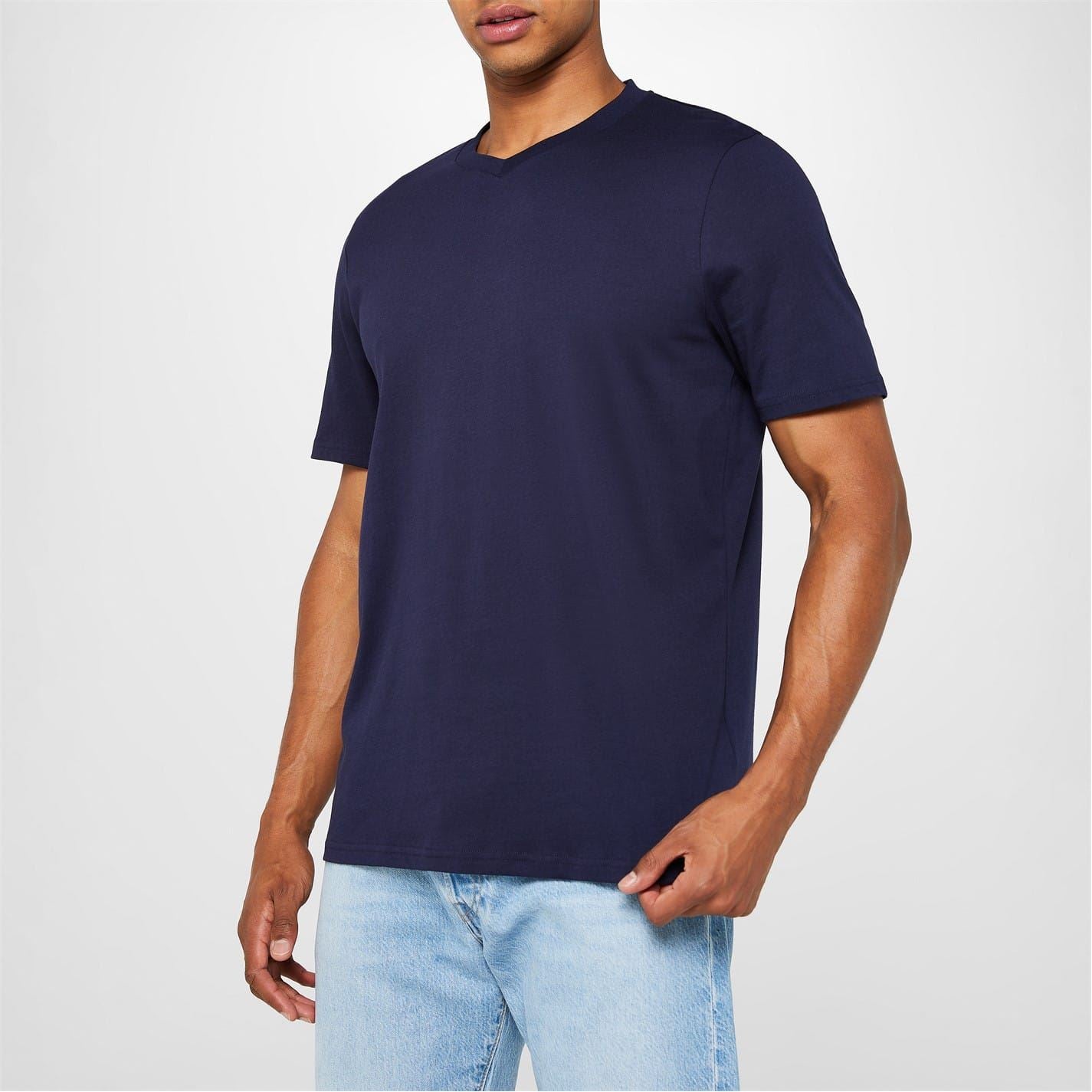Donnay Mens Three Pack V Neck T-Shirt