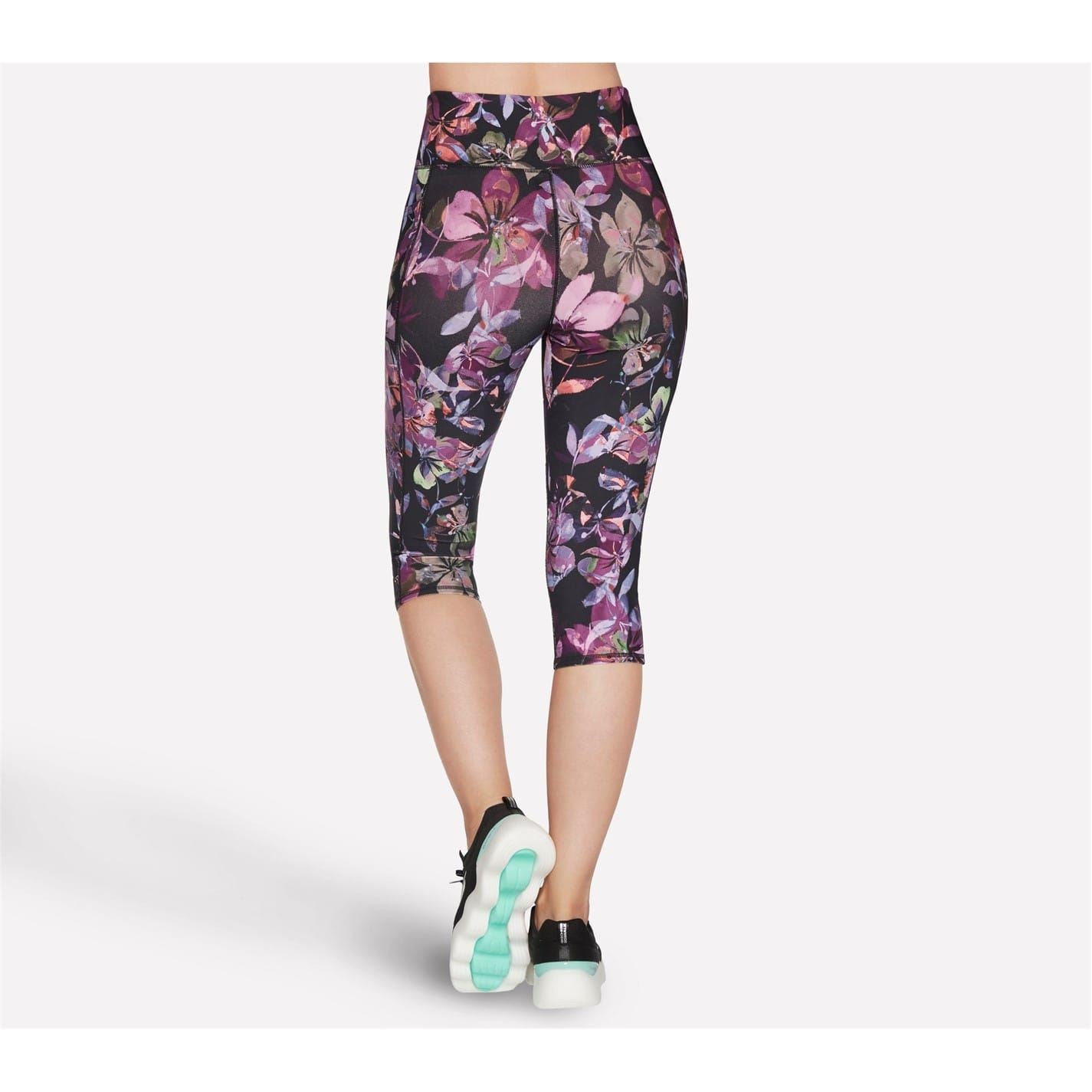 Skechers Goflex Ultraviolet Floral Capri Leggings