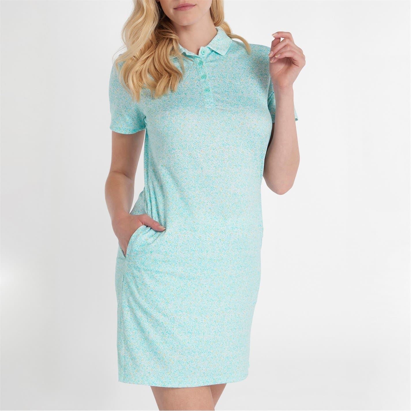 Calvin Klein Golf G Collared Neck Knee Length Shift Dress