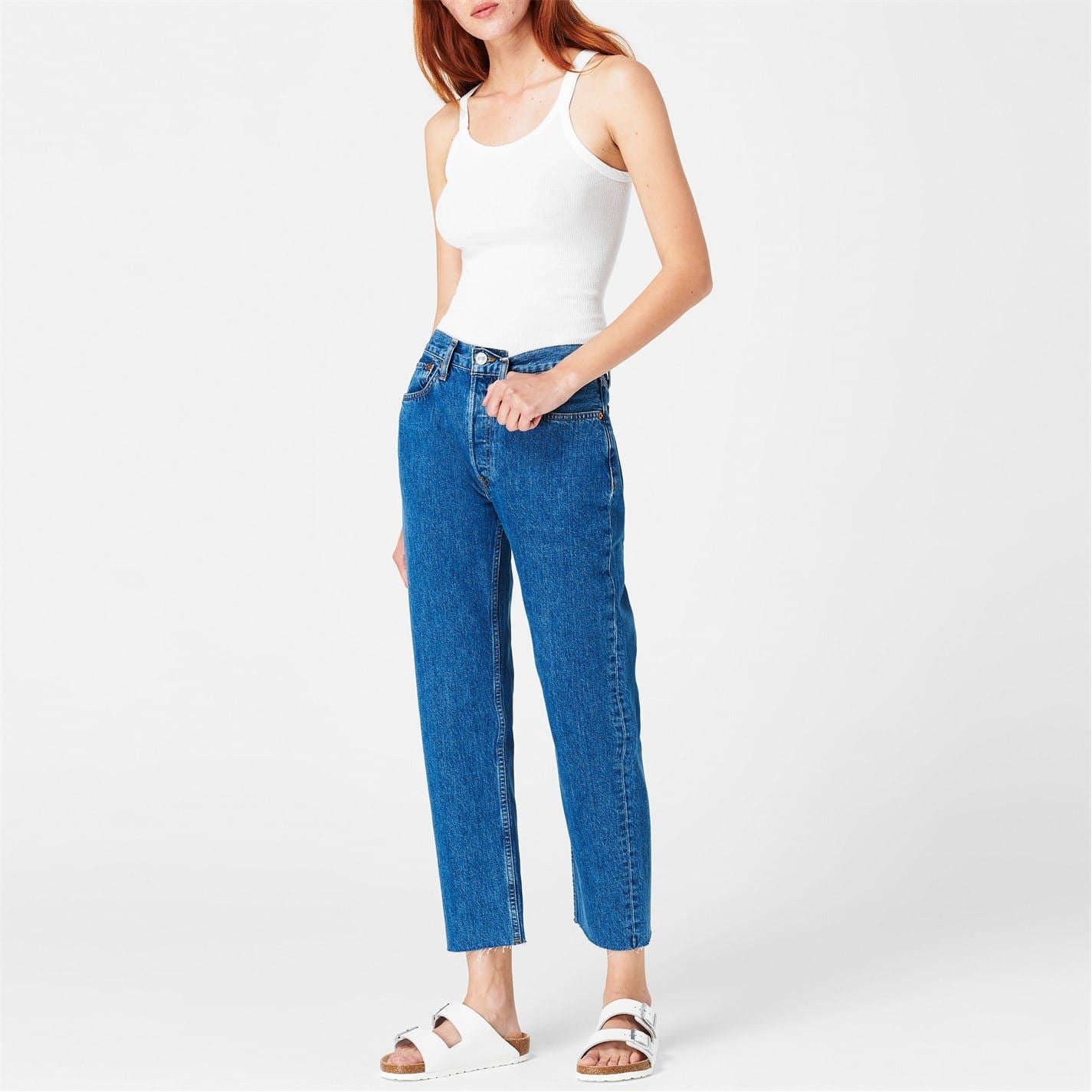 Redone 70s Stove Pipe Jeans