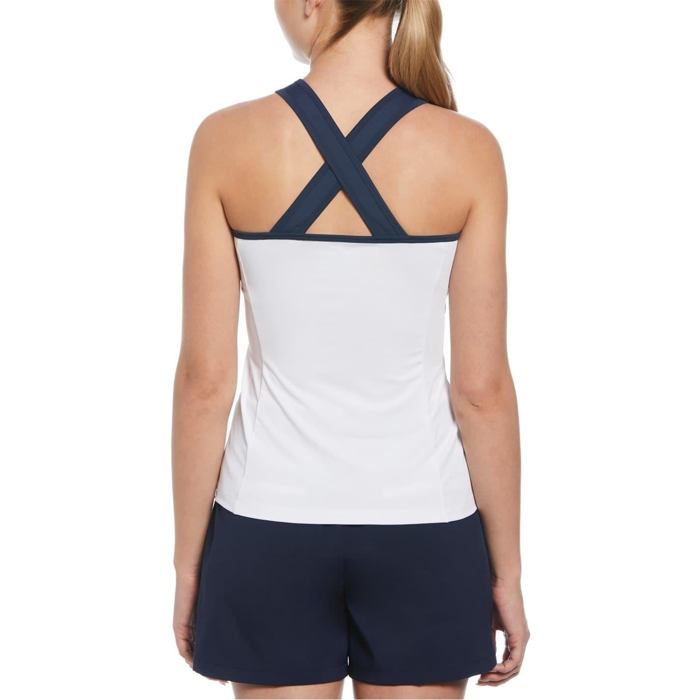Original Penguin Regular Fit Crossback Colourblock Tank