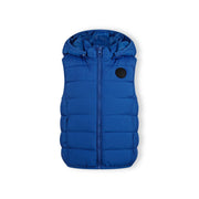 Minoti Boys Padded Gilet With Detachable Hood Cobalt Blue