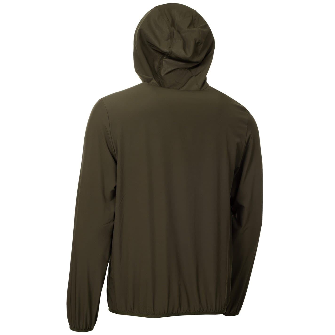 Calvin Klein Golf Solid Patterned Hooded Windbreaker Jacket