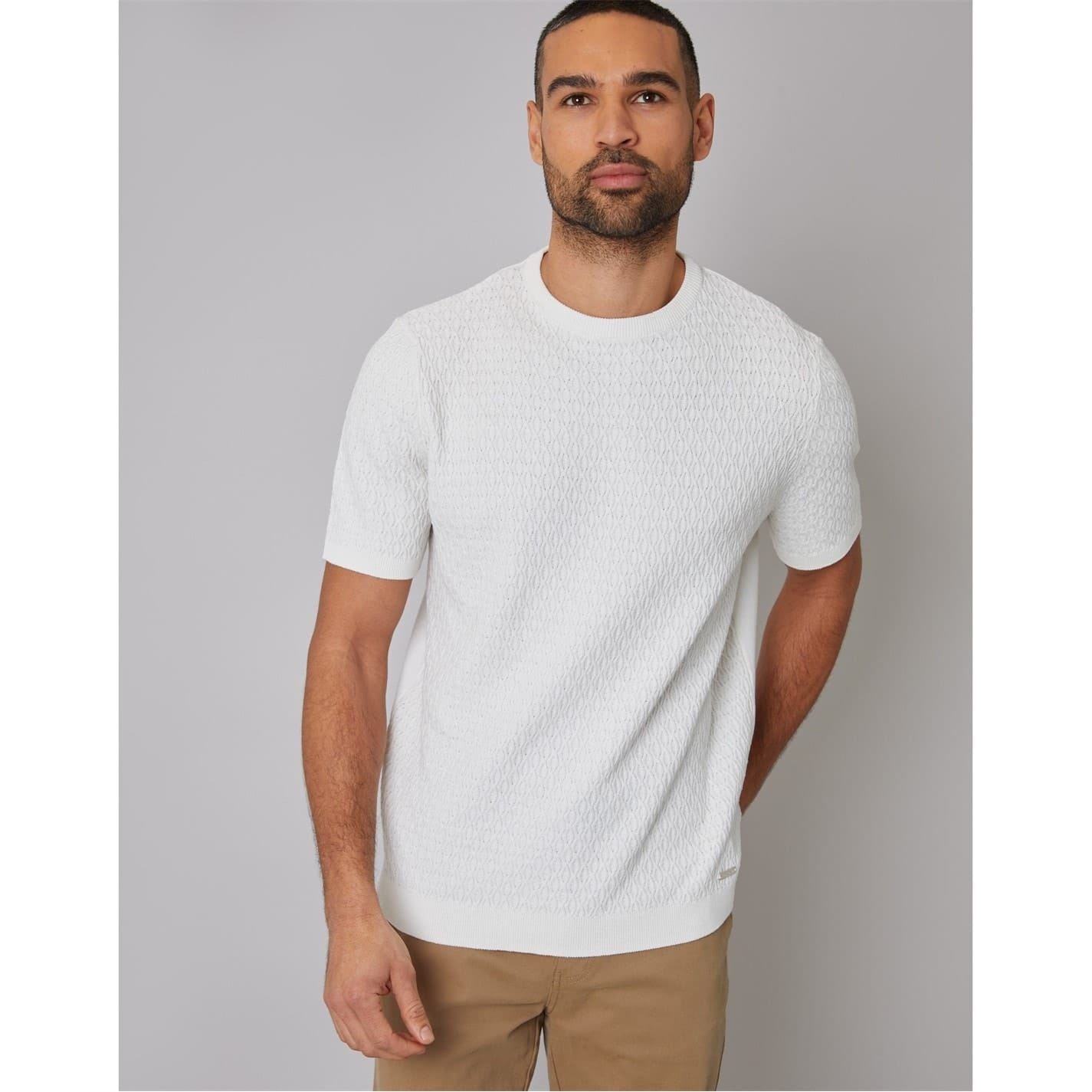 Threadbare Rib Crew Neck Short Sleeve T-Shirt