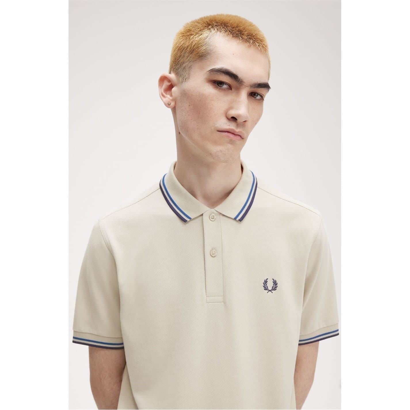 Fred Perry Sleeve Twin Tipped Polo Shirt