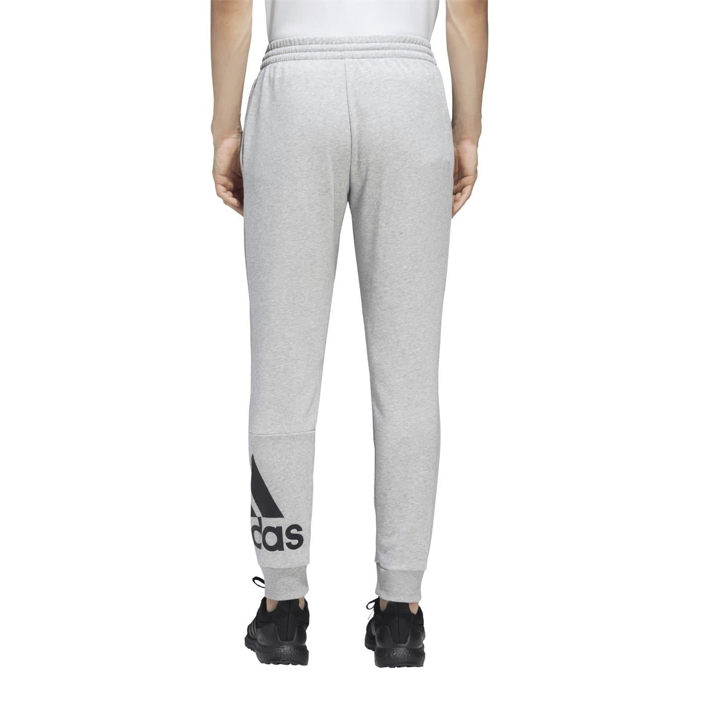 adidas Solid Patterned Slim Joggers