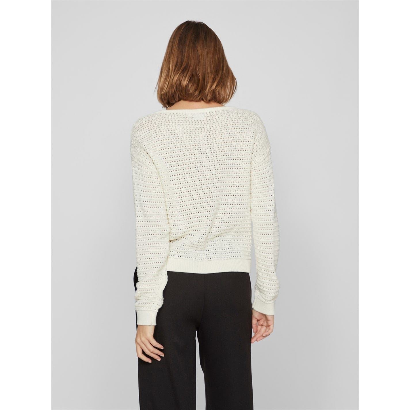 Vila Bell Scoop Neck Relaxed Fit Sweater