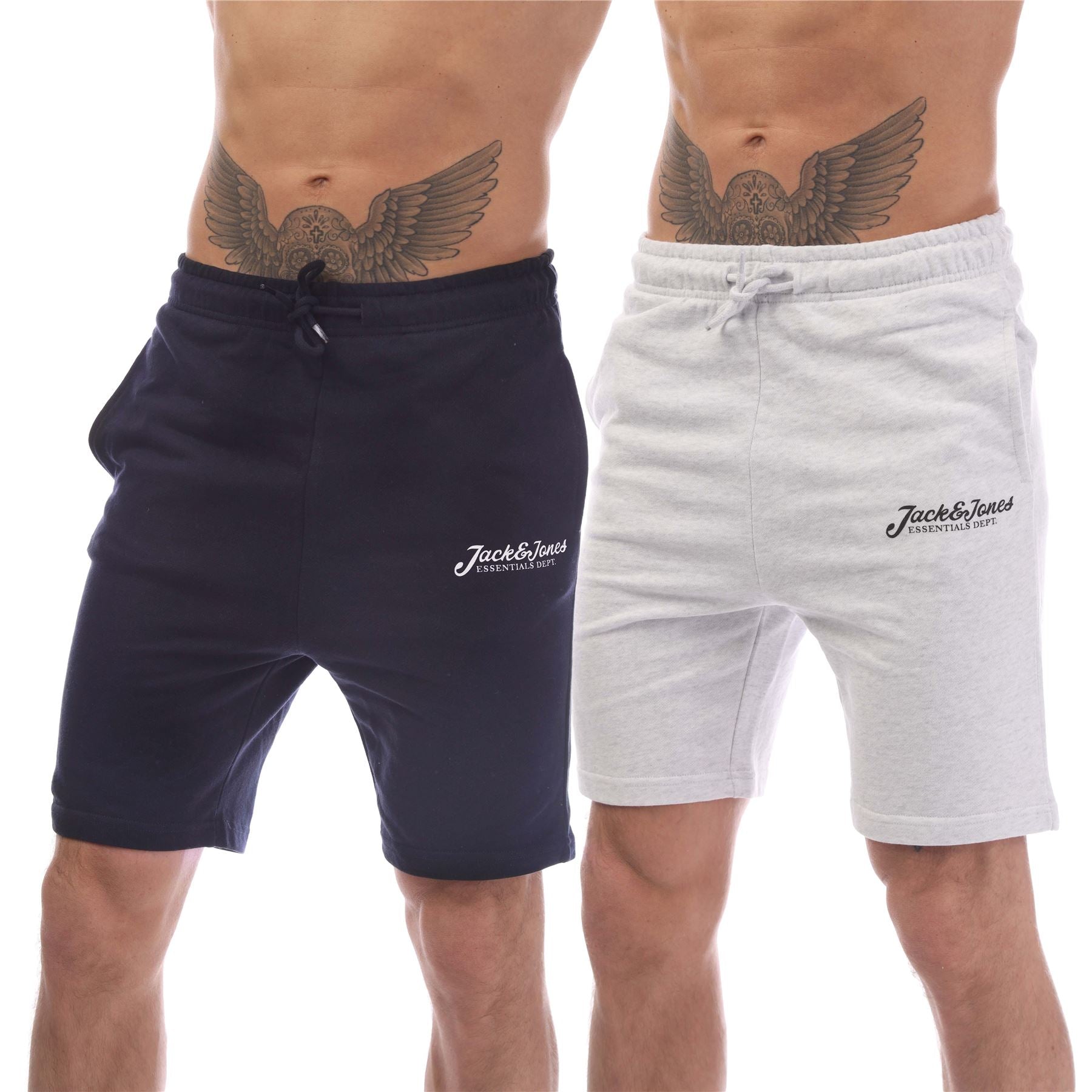 Jack and Jones 2 Pack of Gordan Beau Sweat Shorts