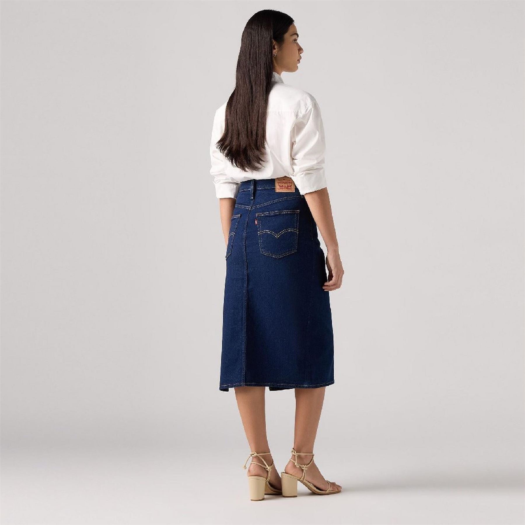 Levis Side Slit Skrt