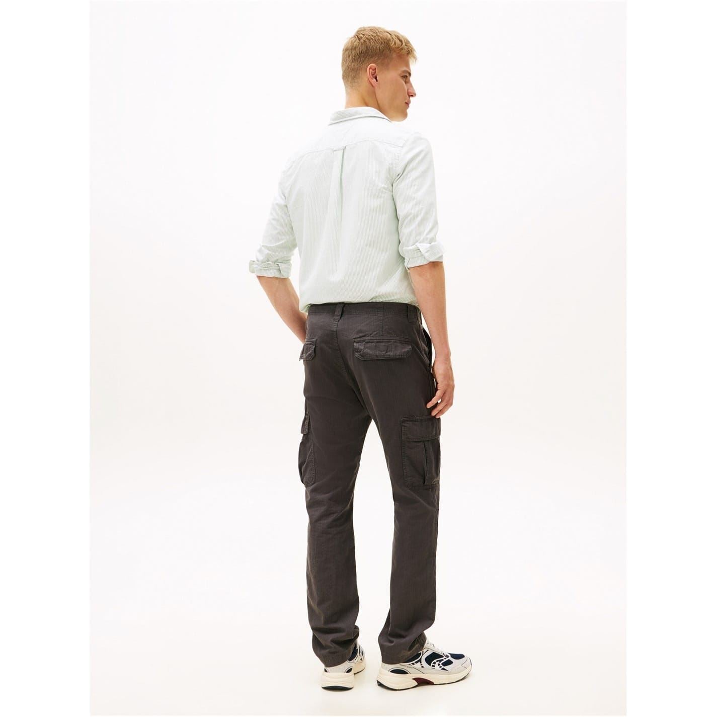 Tommy Jeans Solid Patterned Ryan Cargo Combat Pants