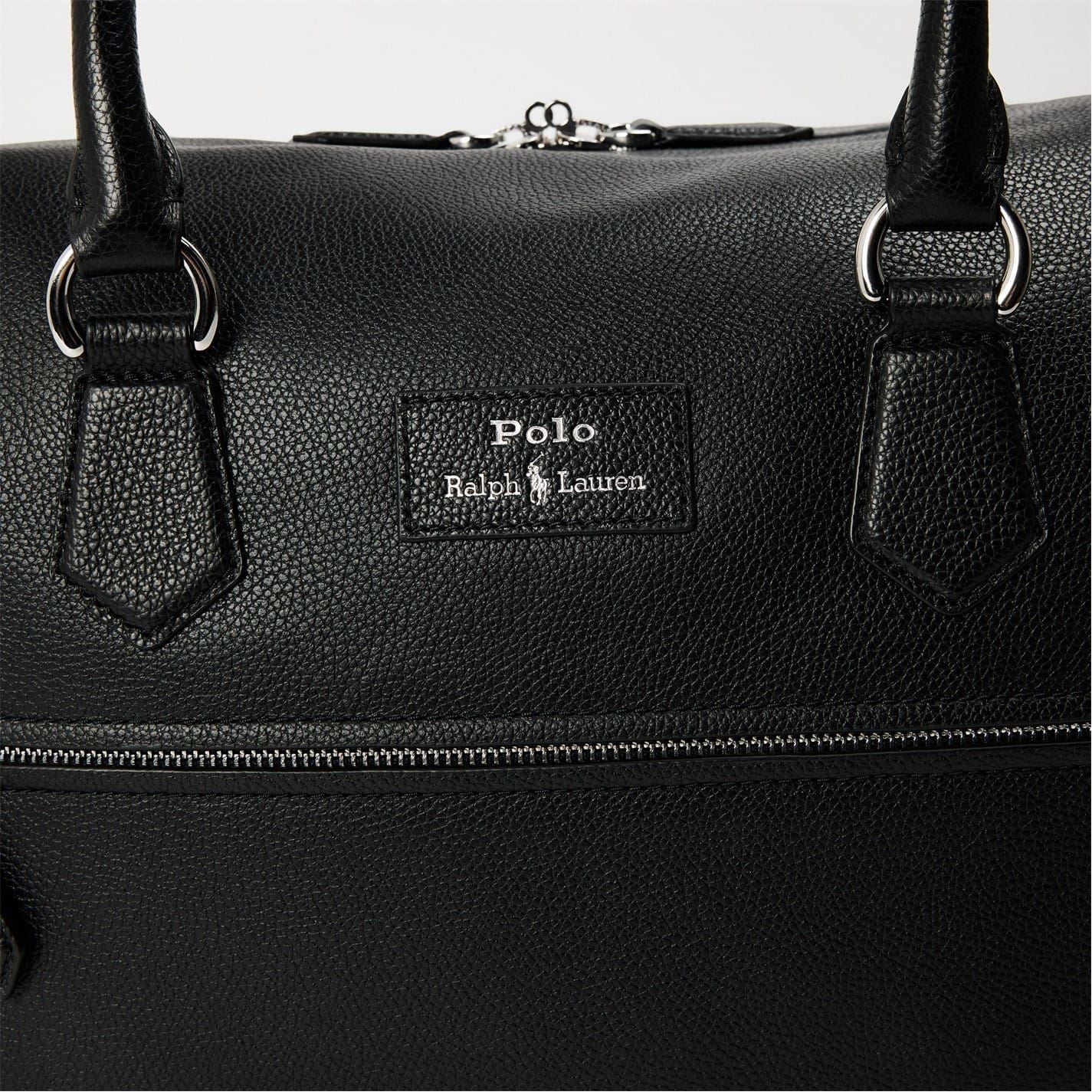 Polo Ralph Lauren Rectangle Shape Duffle Bag with Logo Patch