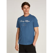 Tommy Hilfiger Logo Print Regular Fit Crew Neck T-Shirt