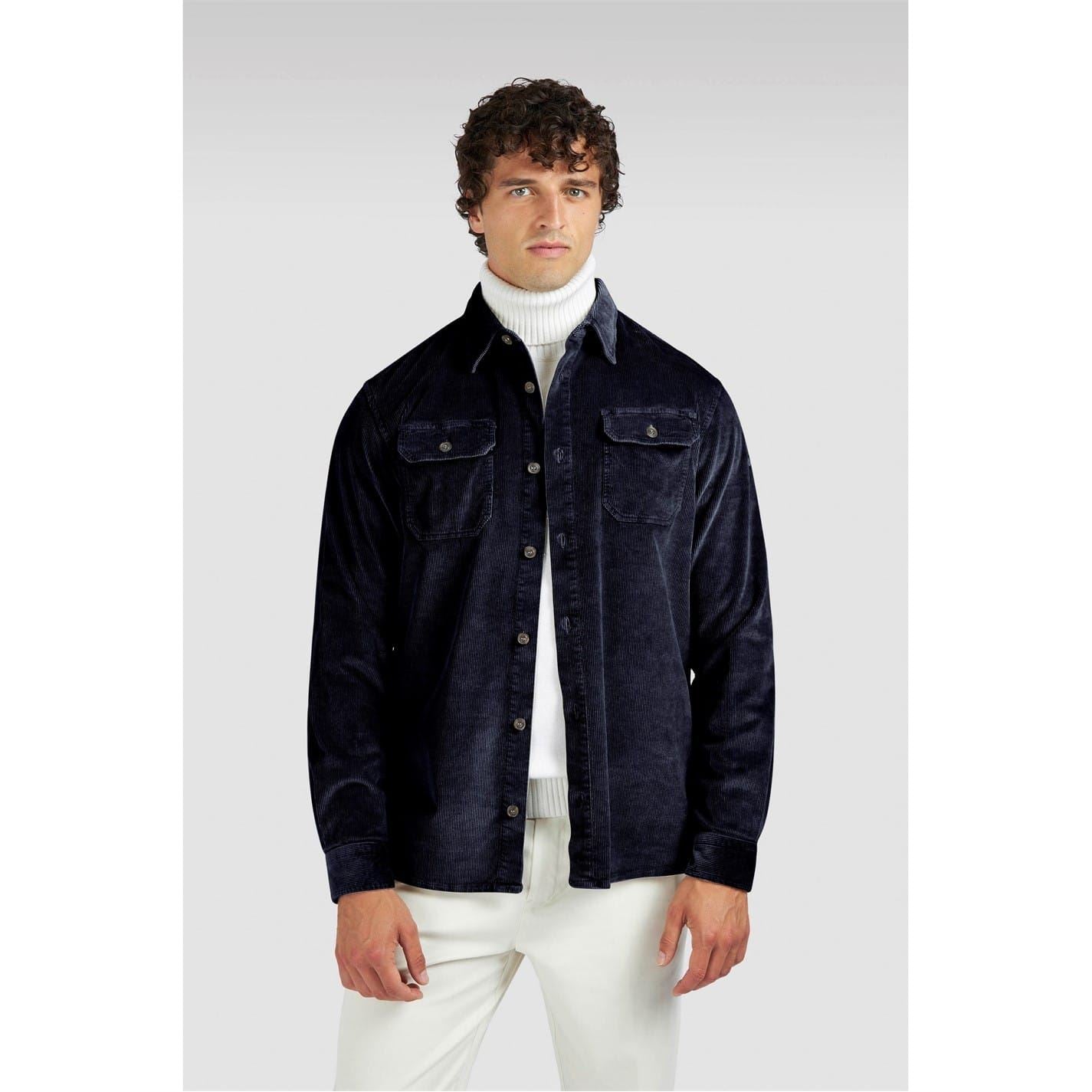 Paul and Shark Mens Corduroy Overshirt