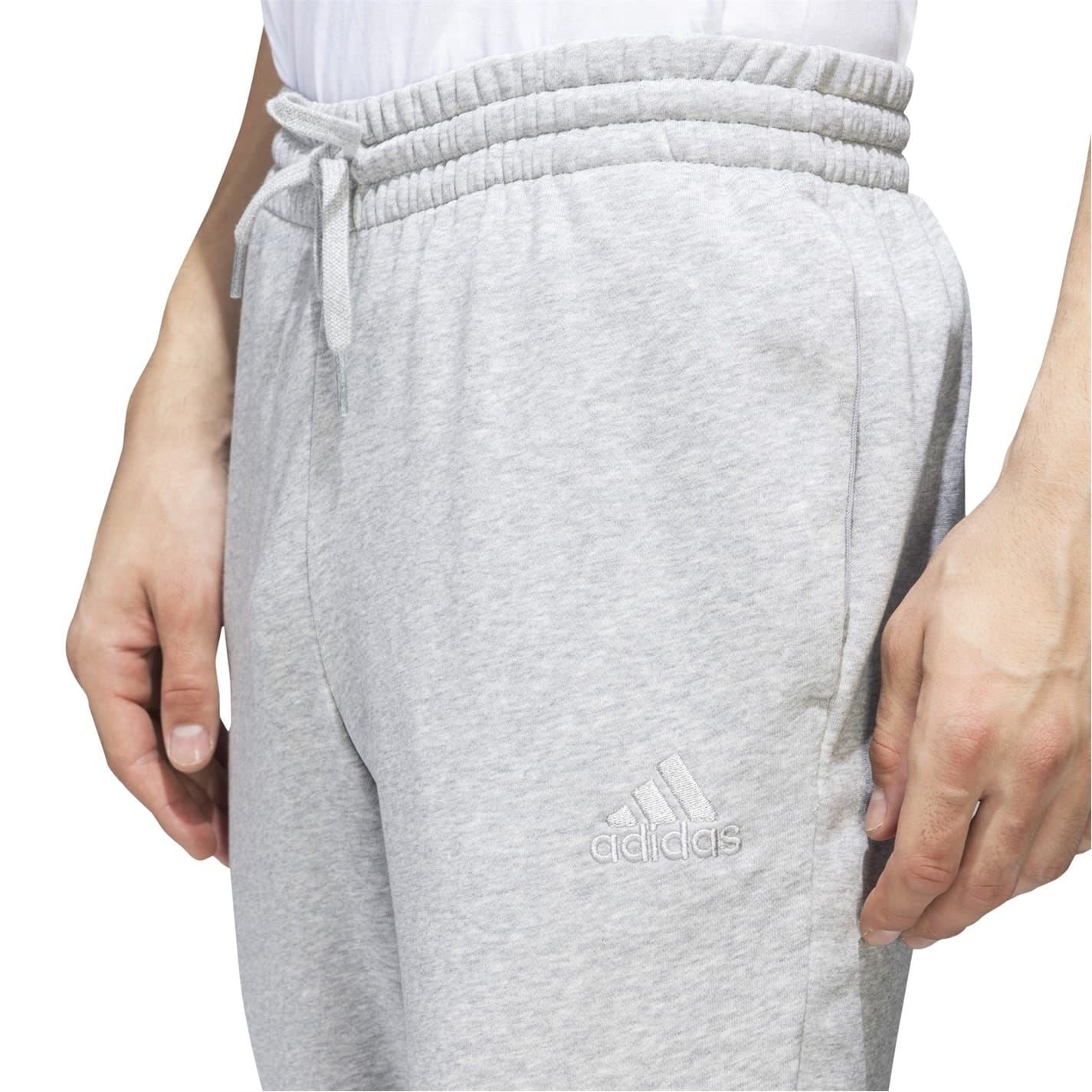 adidas Solid Patterned Slim Joggers