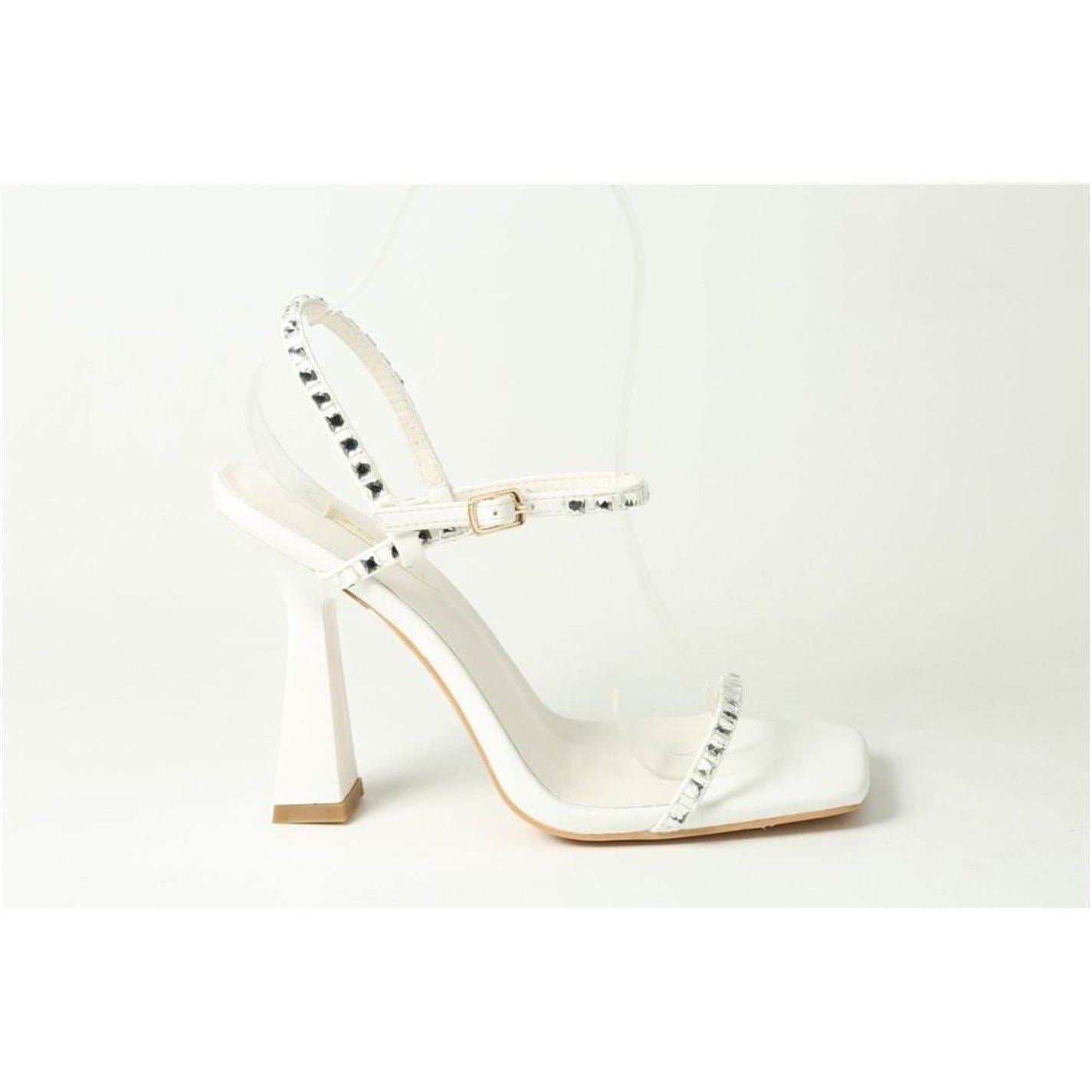 Chic Diamante Strap High Heel Sandals