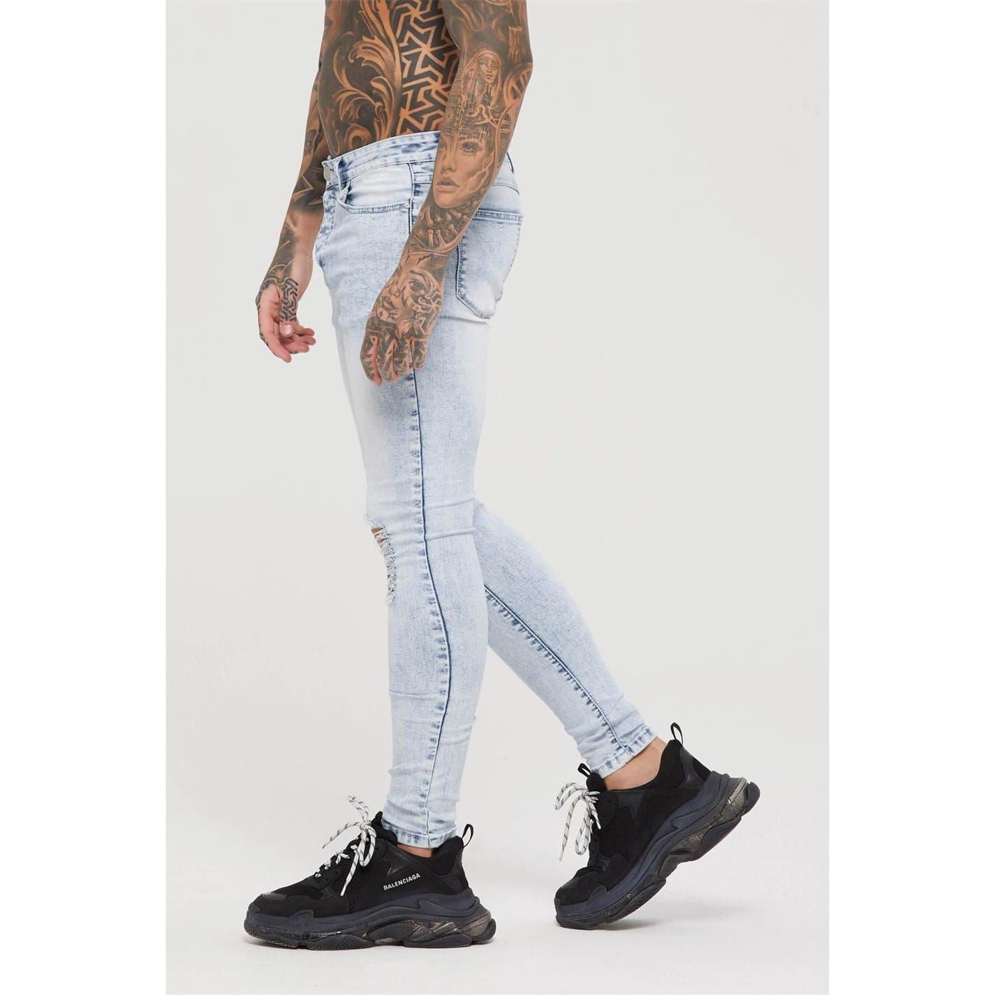 Good For Nothing Skinny Jeans Acid Blue