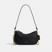 Coach Waverly Crescent Shape Hobo Bag with Chain